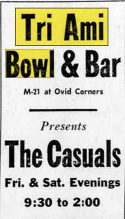 Nics Restaurant & Bowl (Tri-Ami Bowl) - Feb 9 1963 Ad (newer photo)